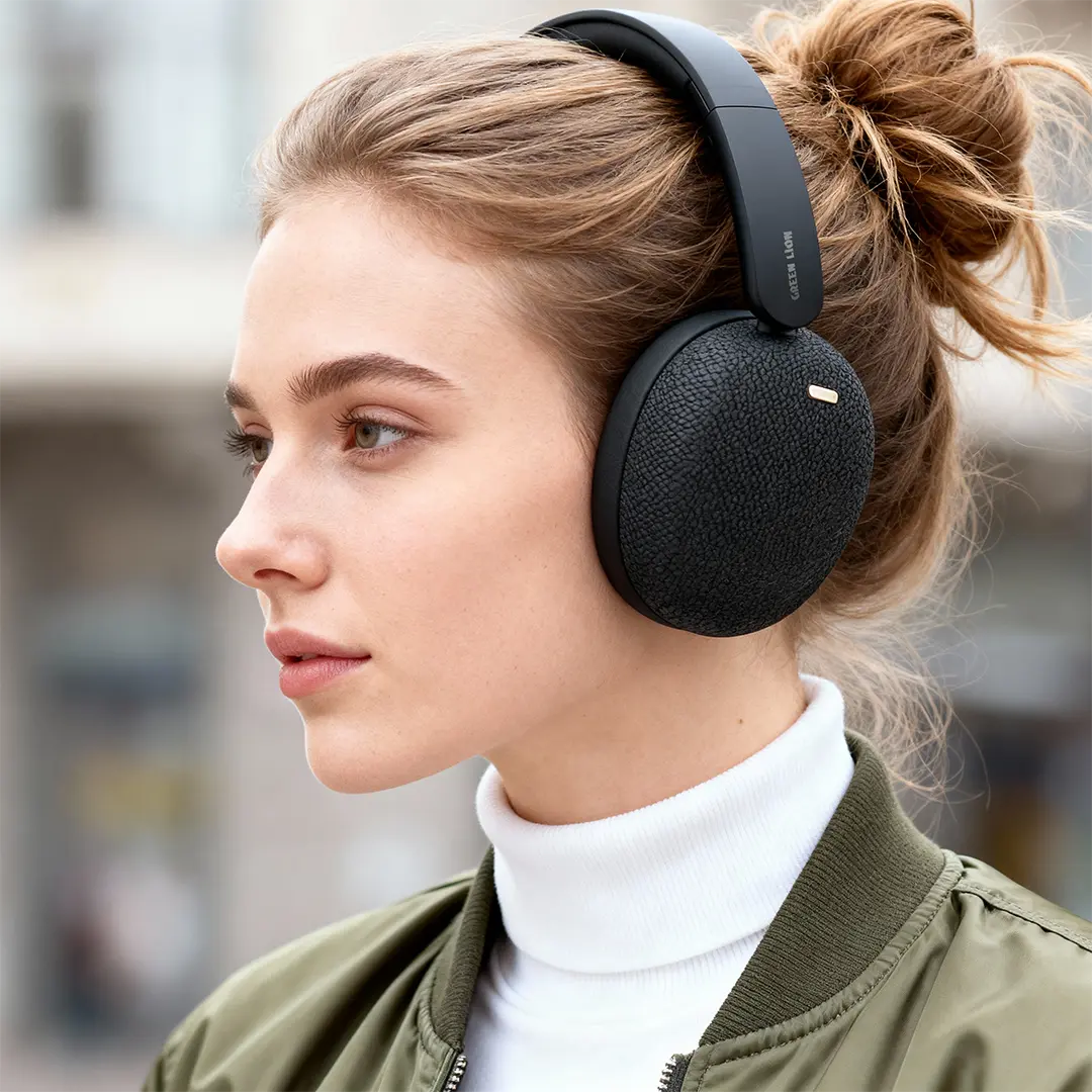 Green Lion Denmark Wireless Headphone | Black