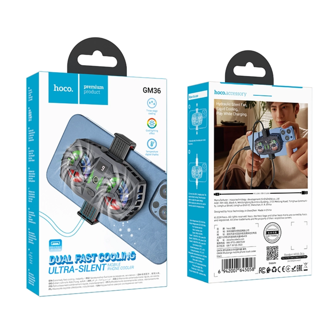 Hoco GM36 Mustango Mobile Phone Dual Cooler