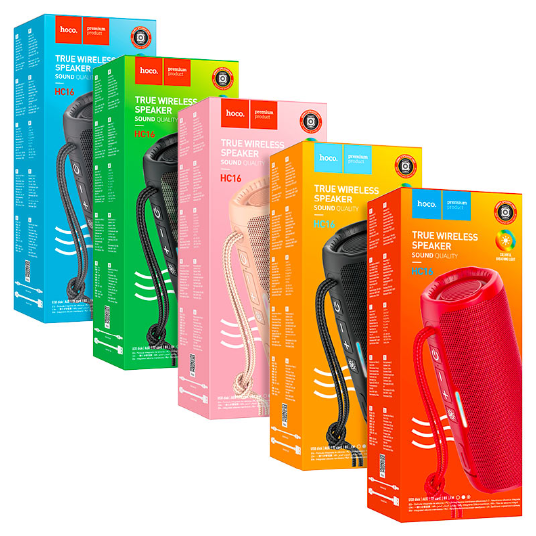 Hoco Wireless speaker “HC16 Vocal” portable loudspeaker | Pink