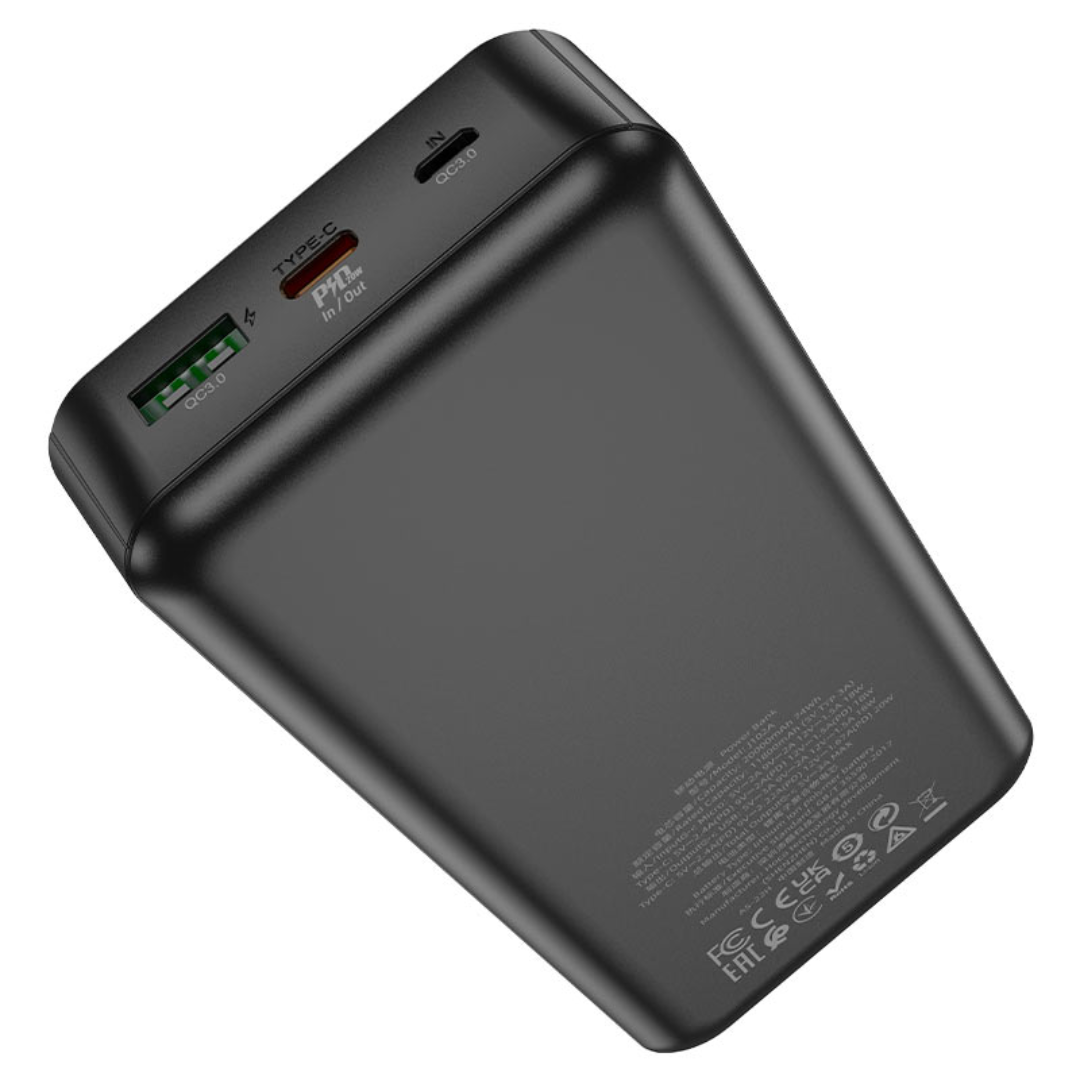 Hoco Power bank “J102A Cool figure” PD20W + QC3.0 20000mAh | White