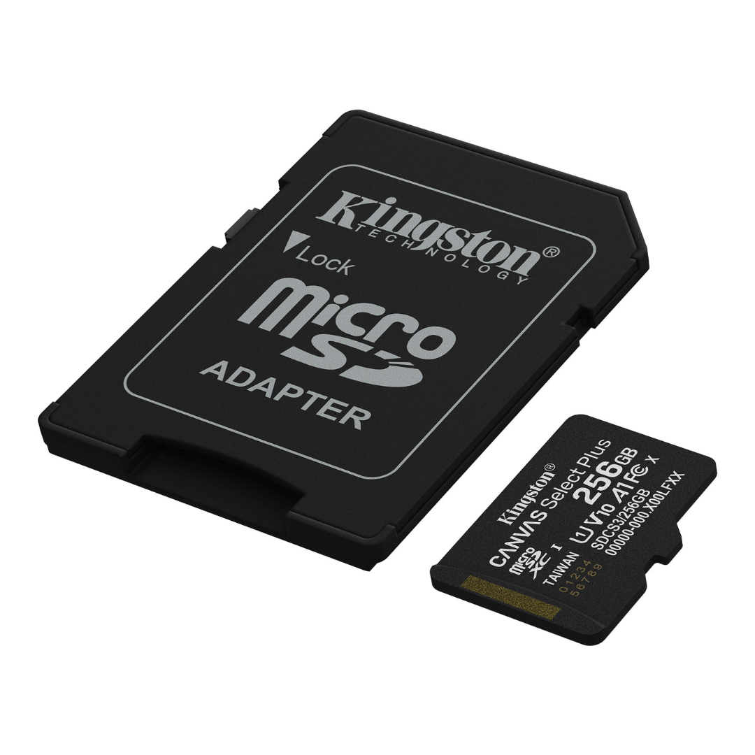 Kingston Canvas Select Plus microSD memory card - 256GB