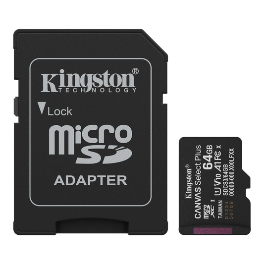 Kingston Canvas Select Plus microSD memory card - 64GB
