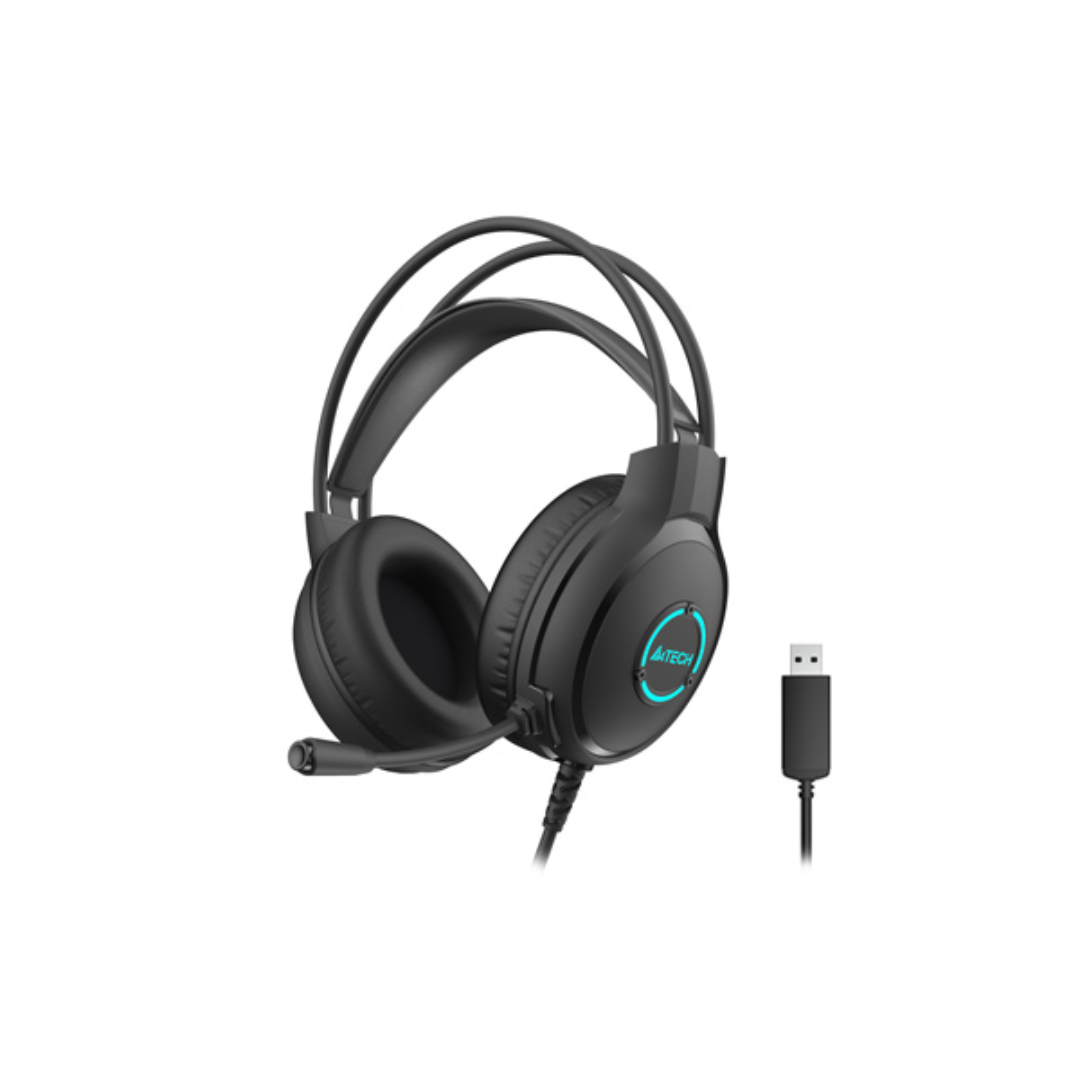 A4Tech FH300U USB Headset | Black