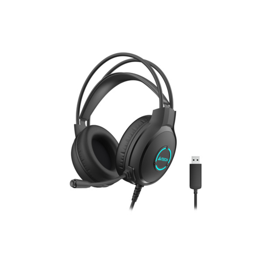A4Tech FH300U USB Headset | Black