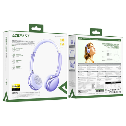 ACEFAST ANC Wireless Headset H8 | Purple