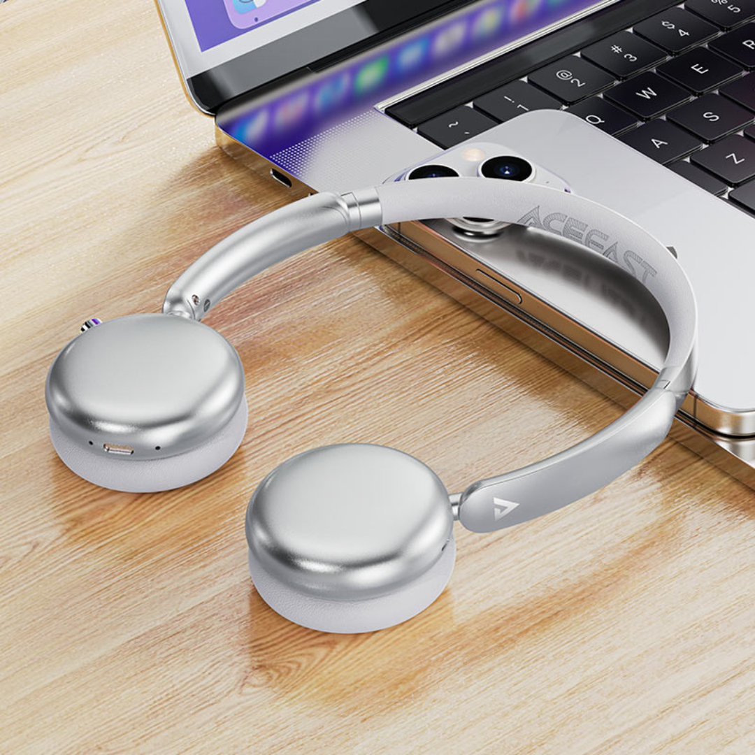 ACEFAST ANC Wireless Headset H8 | Silver