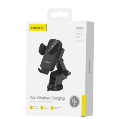 Foneng CP118 Wireless Charging Car Phone Holder (15W)