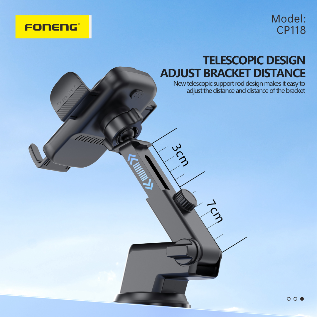 Foneng CP118 Wireless Charging Car Phone Holder (15W)