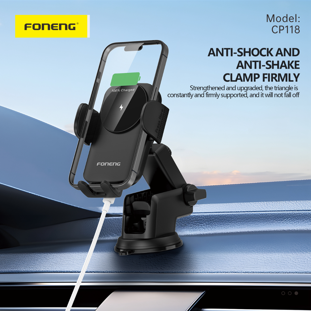 Foneng CP118 Wireless Charging Car Phone Holder (15W)