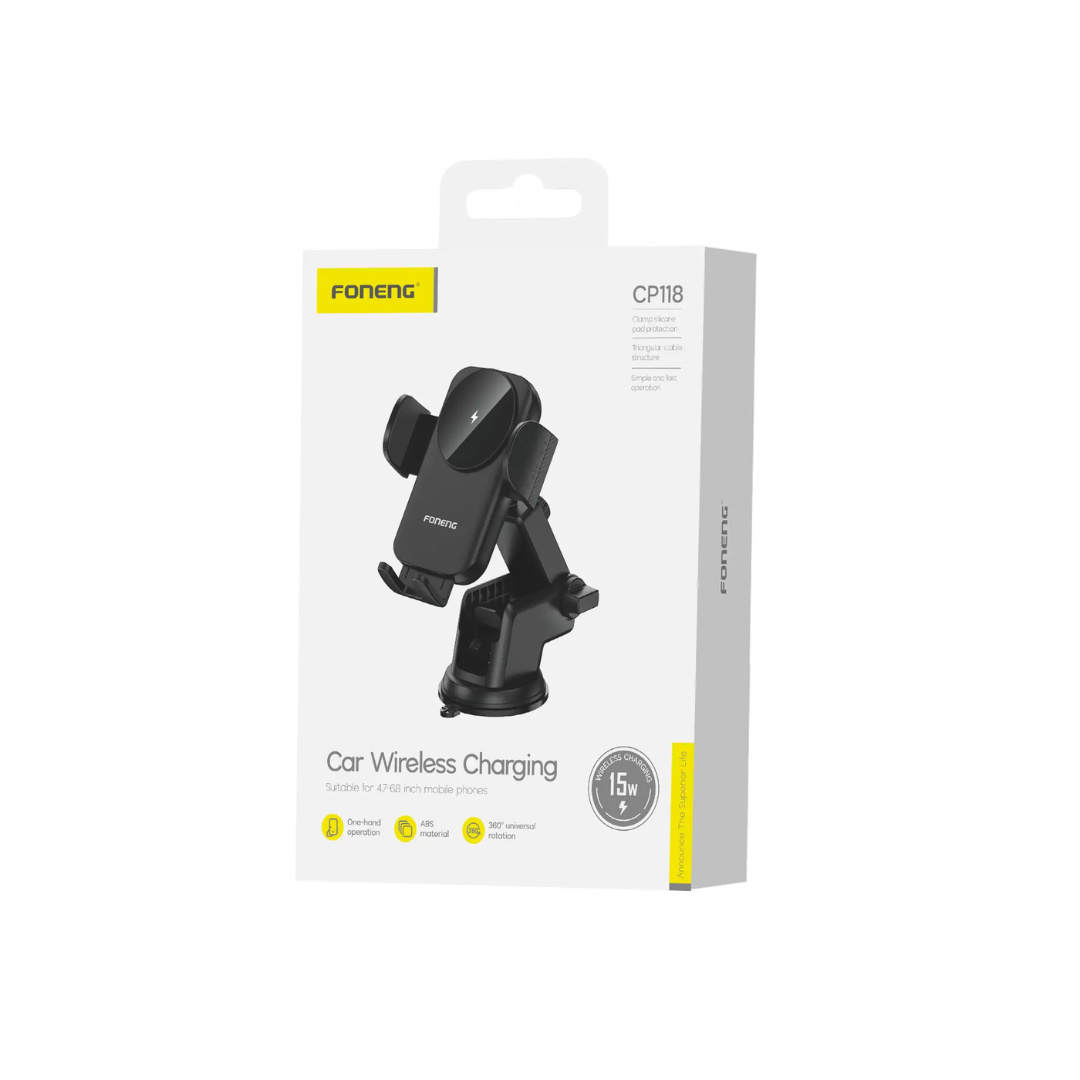 Foneng CP118 Wireless Charging Car Phone Holder (15W)
