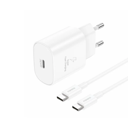 Foneng EU51 USB-C GaN Charger (25W) | White