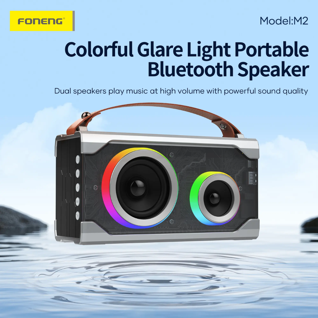 Foneng M2 Portable Colorful Light Speaker