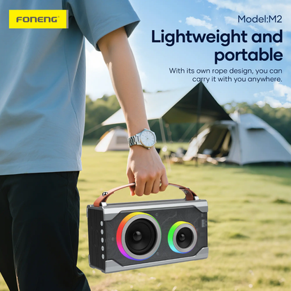 Foneng M2 Portable Colorful Light Speaker