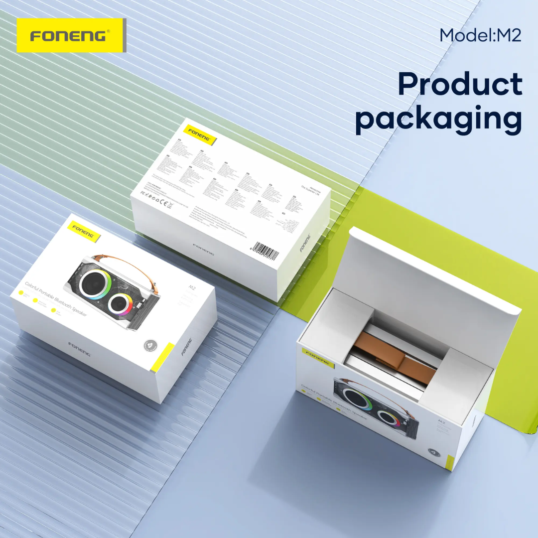 Foneng M2 Portable Colorful Light Speaker