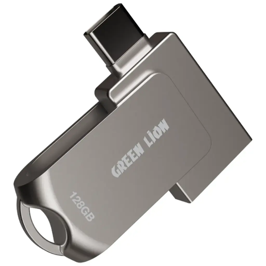 Green Lion 2 in 1 OTG USB-C Flash Drive USB 3.0 - 128GB