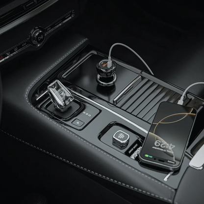 Green Lion Dual Port Car Charger 50W (with C to C Cable)