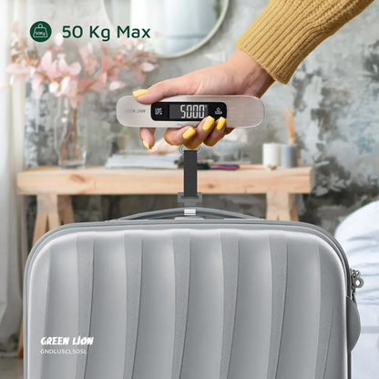 Green Lion Digital Luggage Scale - Silver