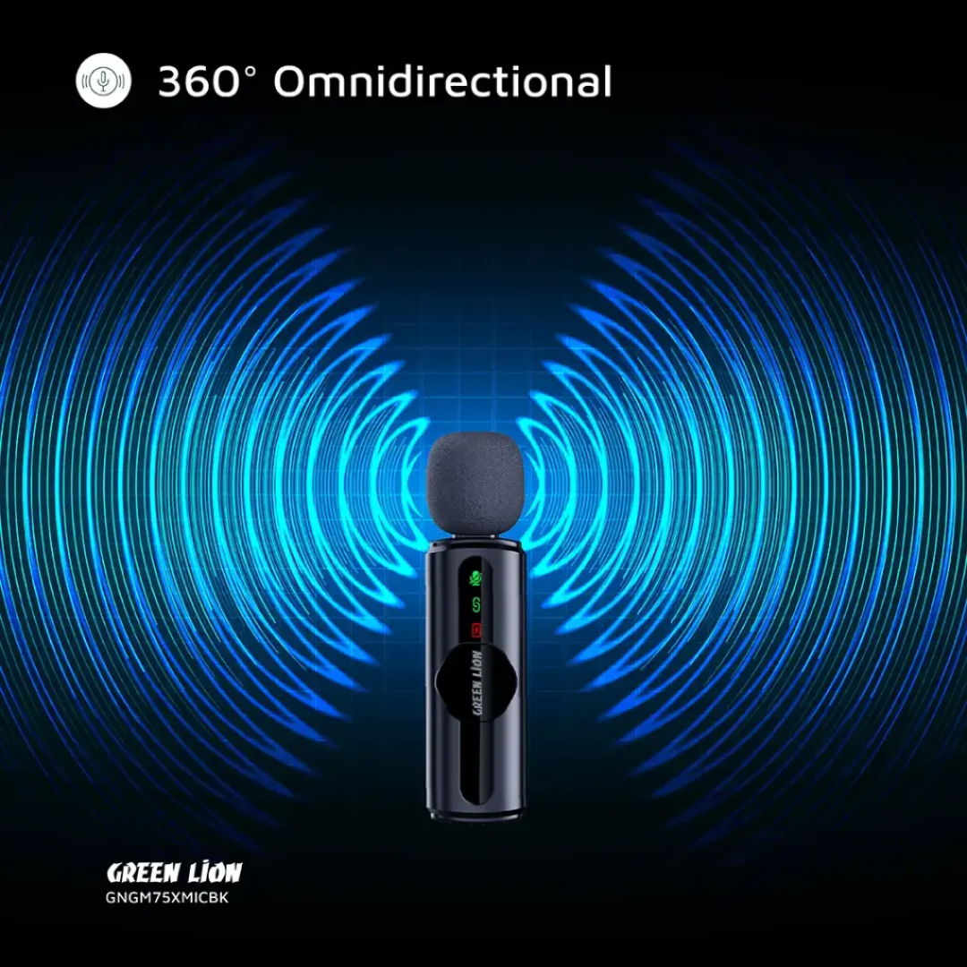 Green Lion GM-75X Microphone 3-Level Noise Cancellation