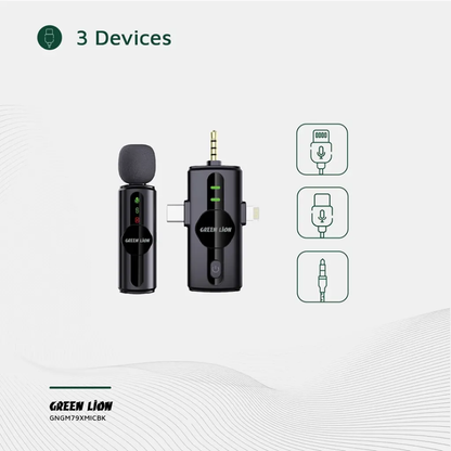 Green Lion 3 in 1 Noise Cancellation Microphone