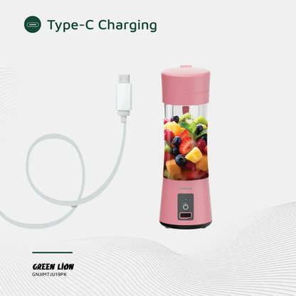 Green Lion Juice Mate Portable Juicer 380mL | Pink