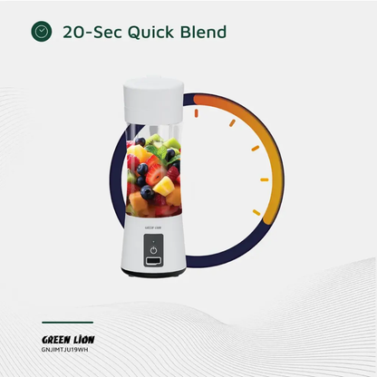 Green Lion Juice Mate Portable Juicer 380mL | White