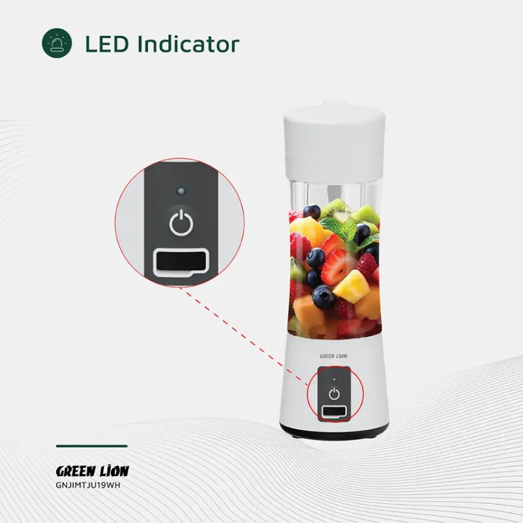 Green Lion Juice Mate Portable Juicer 380mL | White