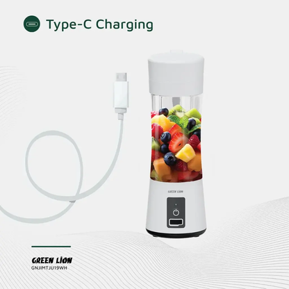 Green Lion Juice Mate Portable Juicer 380mL | White