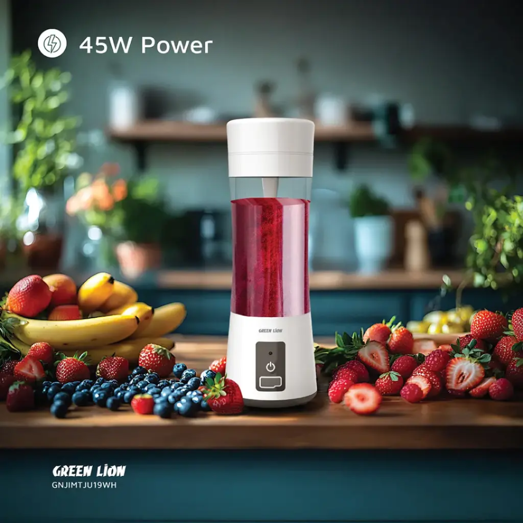 Green Lion Juice Mate Portable Juicer 380mL | White