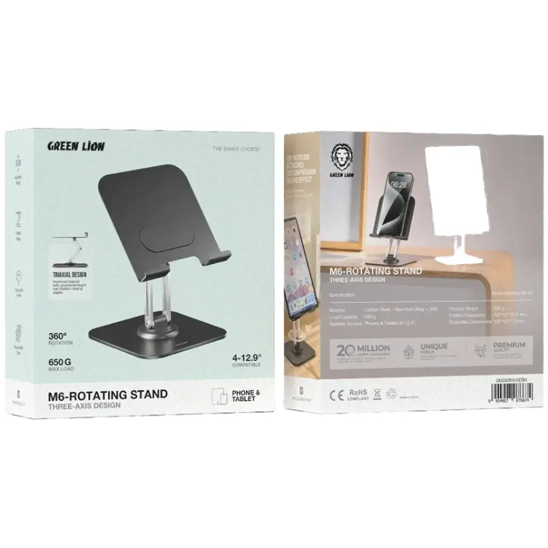 Green Lion M6-Rotating Stand Three-Axis Design