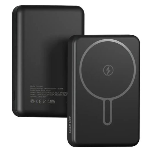 Green Lion Malaga Power Bank - 10000mAh | Black