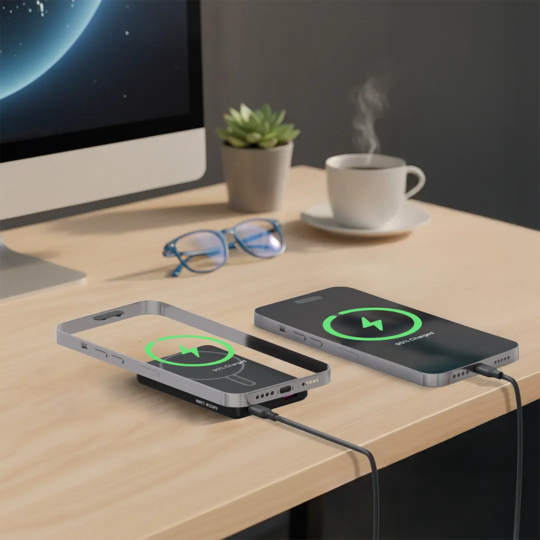 Green Lion Malaga Power Bank - 10000mAh | Black
