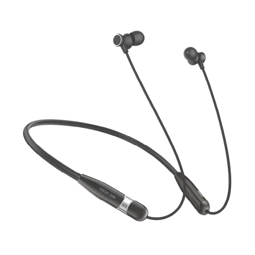 Green Lion Neck X Wireless Neckband | Black