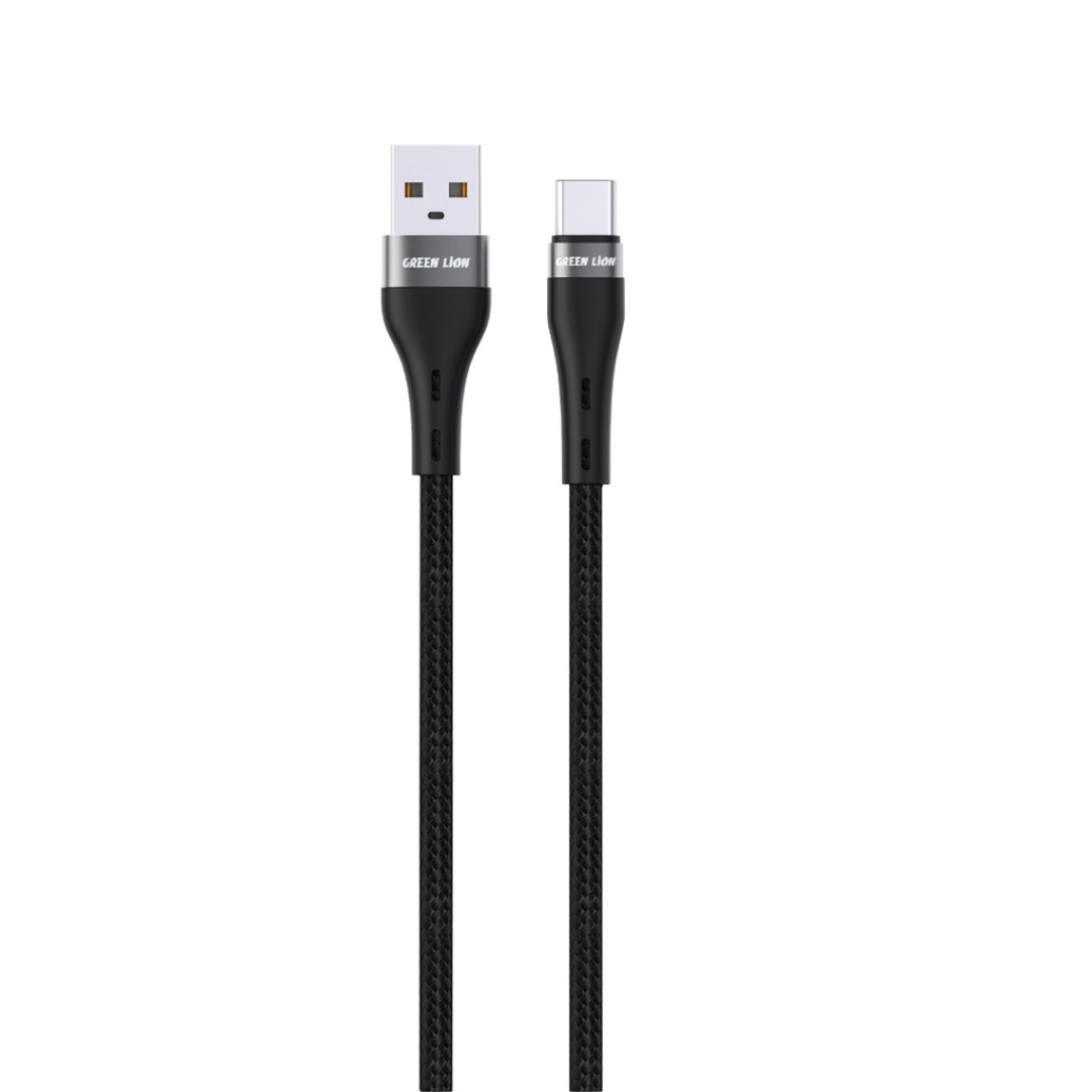 Green Lion USB-A to USB-C Braided Cable