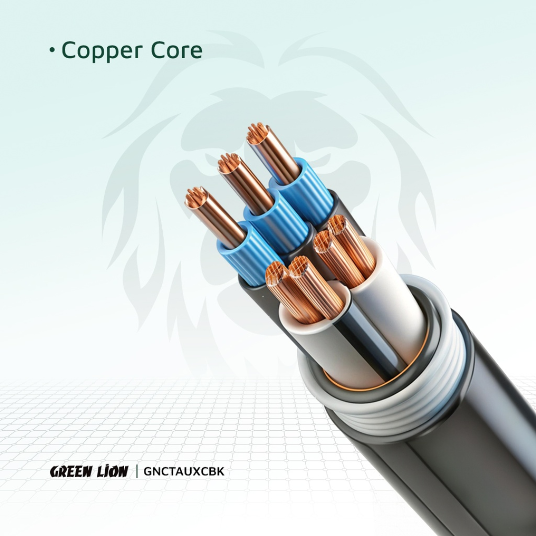 Green Lion USB-C to AUX Braided Cable 1M