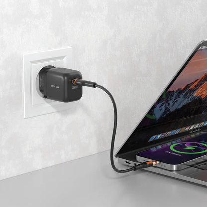 Green Lion Ultra Compact GaN Wall Charger EU Pin USB-C 20W (with C to C Cable)
