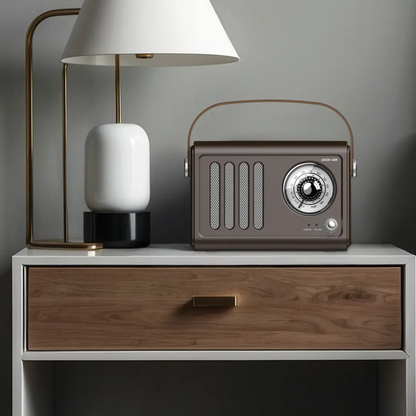 Green Lion Vintage Radio Speaker | Brown
