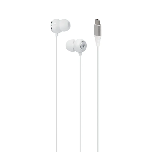 Green Lion Stereo X90 Type-C Wired Earphone | White