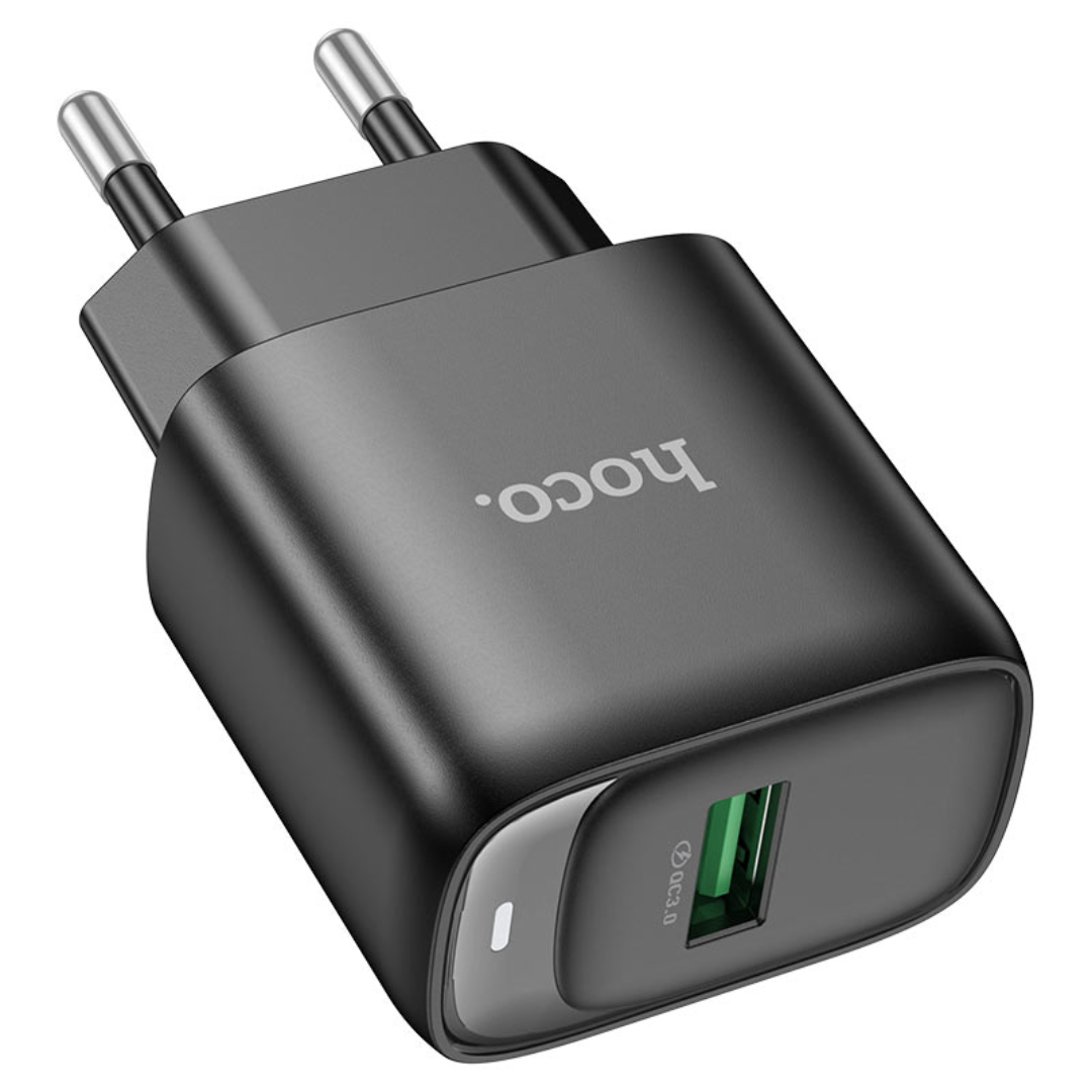 Hoco Wall charger “C140A Smart” QC3.0 EU Single charger | White