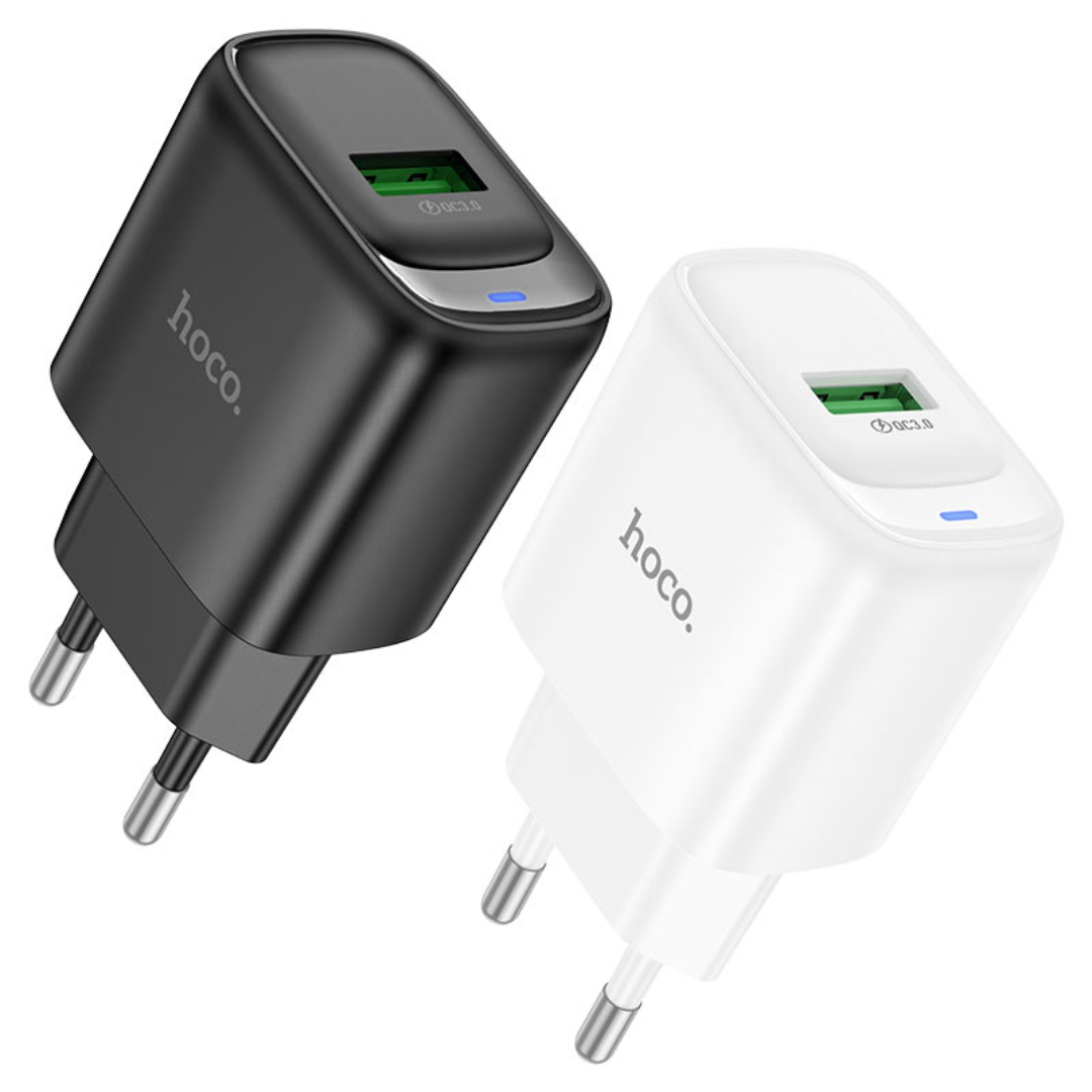 Hoco Wall charger “C140A Smart” QC3.0 EU Single charger | White
