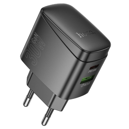 Hoco Wall charger “CS61A Bright” PD30W + QC3.0 EU