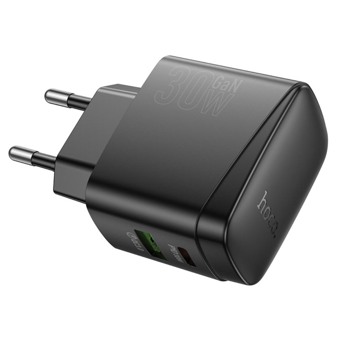 Hoco Wall charger “CS61A Bright” PD30W + QC3.0 EU