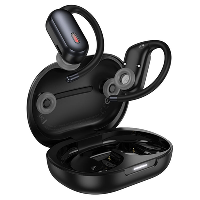 Hoco TWS headset “EA7 Suerte” OWS ear-hook ANC + ENC | Black
