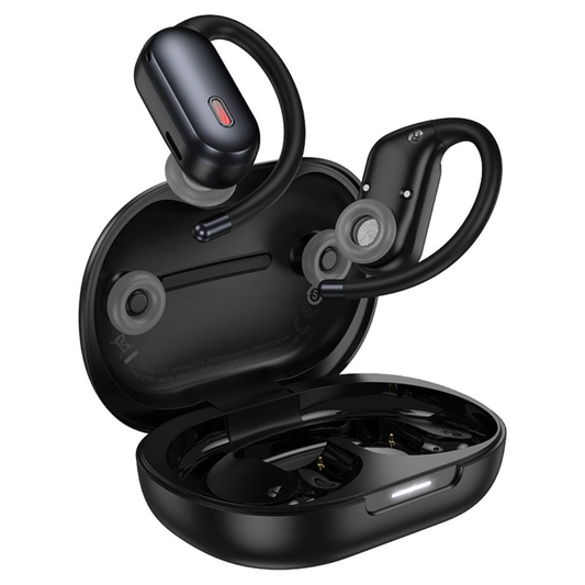 Hoco TWS headset “EA7 Suerte” OWS ear-hook ANC + ENC | Black