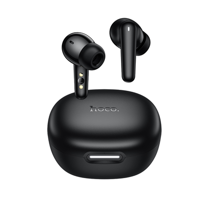 Hoco EQ100 AI Translation Earbuds with Phone Stand | Black