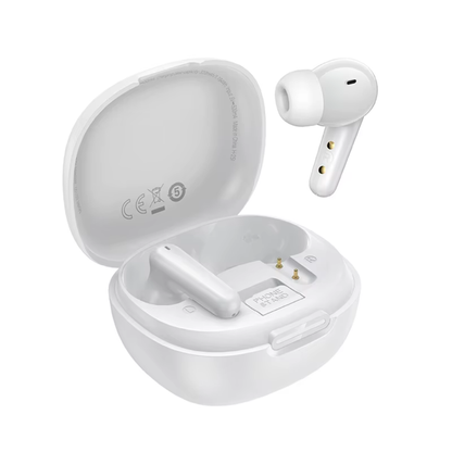 Hoco EQ100 AI Translation Earbuds with Phone Stand | White