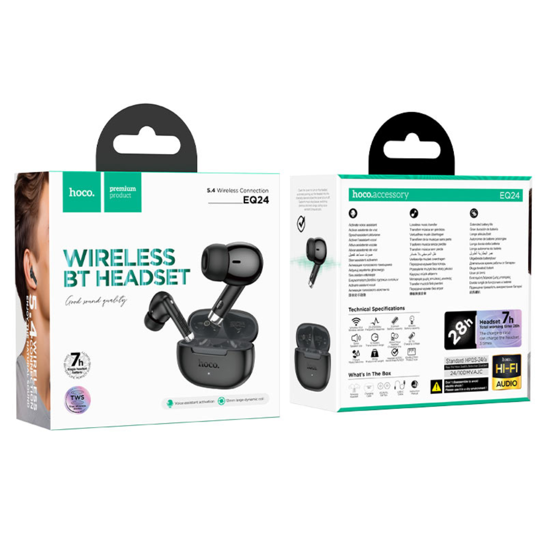 Hoco TWS headset “EQ24 Estrella” | Black