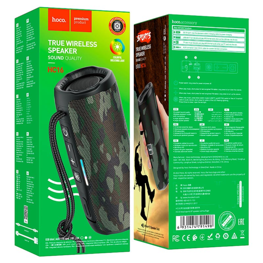 Hoco Wireless speaker “HC16 Vocal” portable loudspeaker | Camouflage