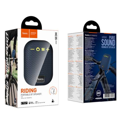 Hoco HC35 Wireless Sports 5W Speaker (Supports TF, USB, AUX) | Navy Blue