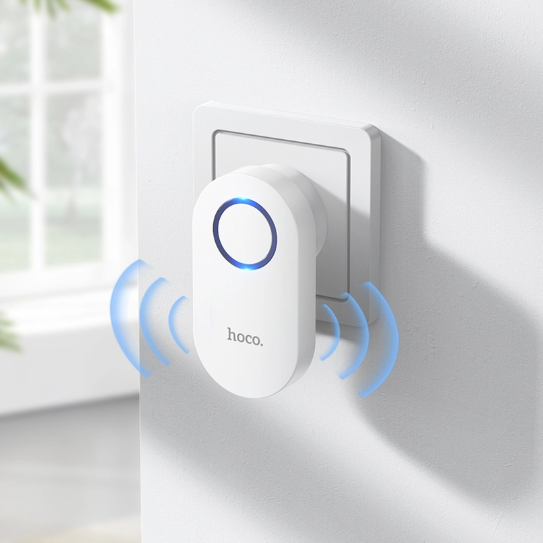 Hoco HI25 Wireless Doorbell | 60 Chimes | 150m Range