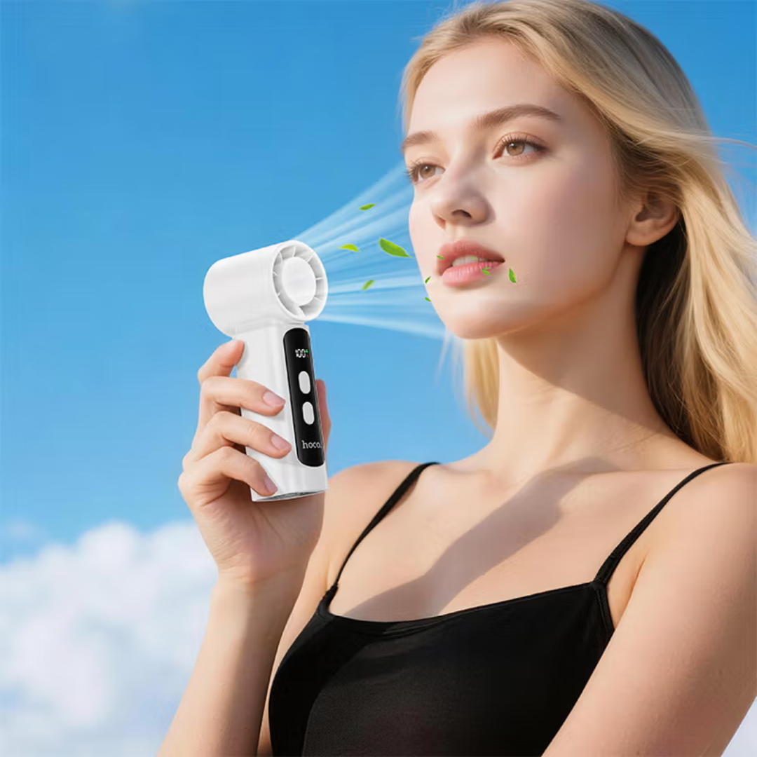 Hoco Portable fan “HX601” handheld and desktop